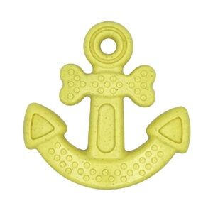 🆕 Bonetics Nylon Yellow Anchor Dog Chew Toy Medium